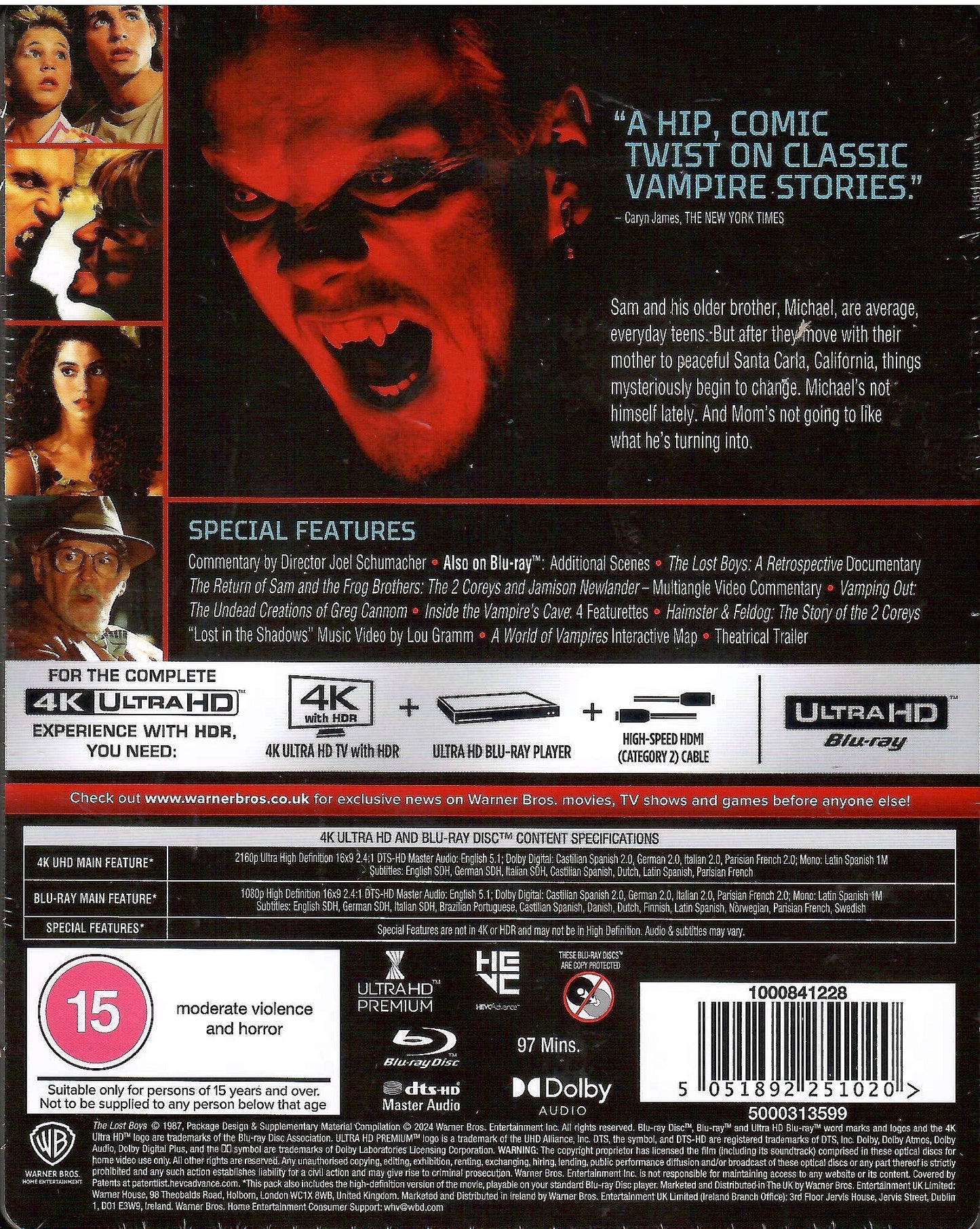 The Lost Boys 4K SteelBook (UK)