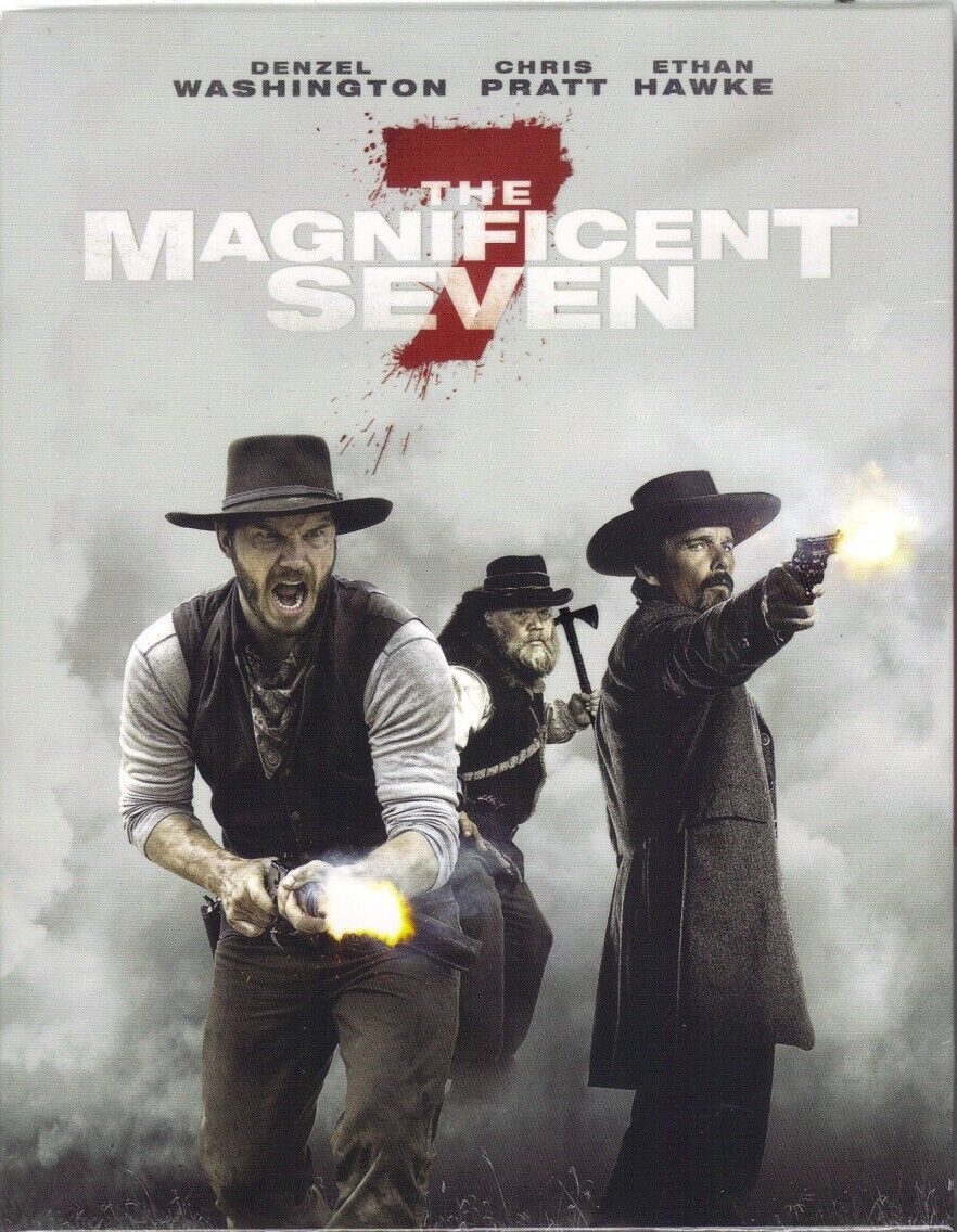 The Magnificent Seven Full Slip SteelBook + Lenticular Magnet (2016)(FAC#063)(Czech)