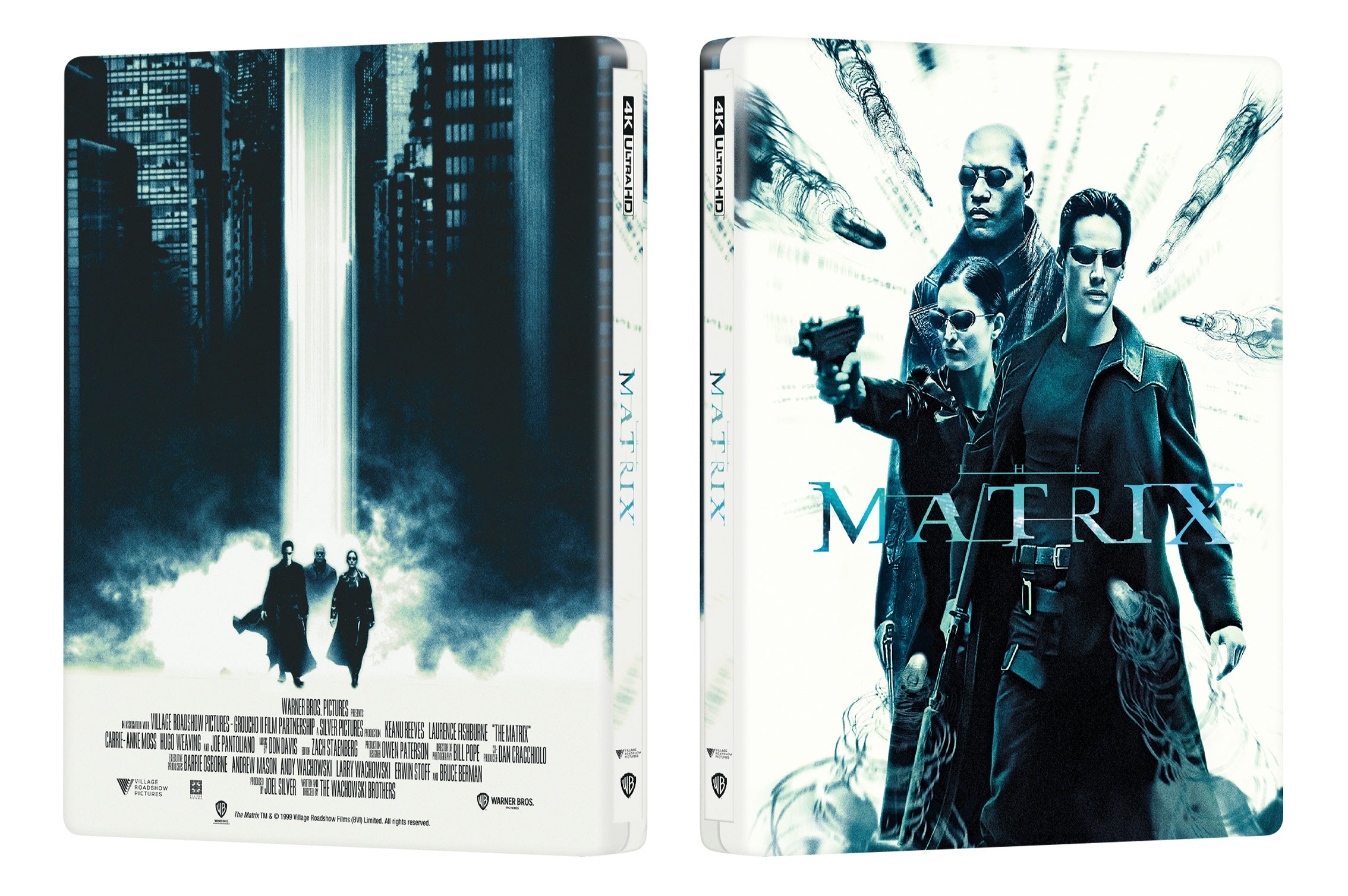 The Matrix 4K sold UHD Steelbook + Blu Ray + Digital New OOP Keanu Reeves