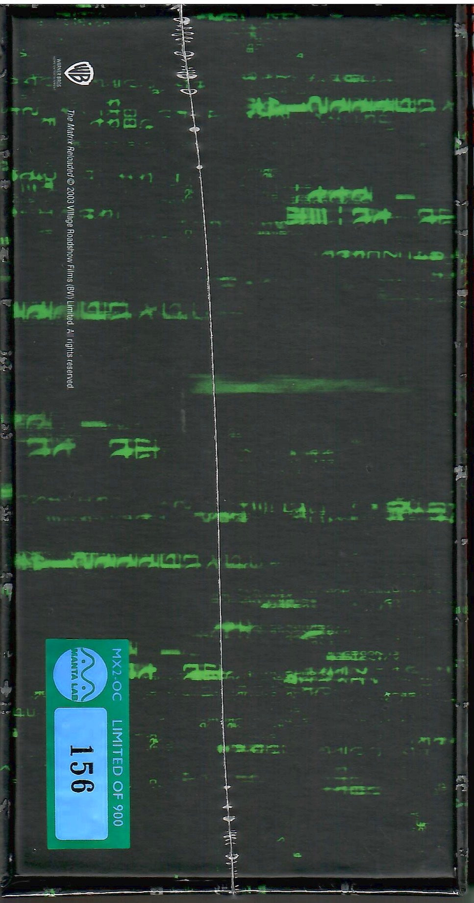 The Matrix: Reloaded 4K 1-Click SteelBook (ME#46)(Hong Kong)(EMPTY)(Slip Box)
