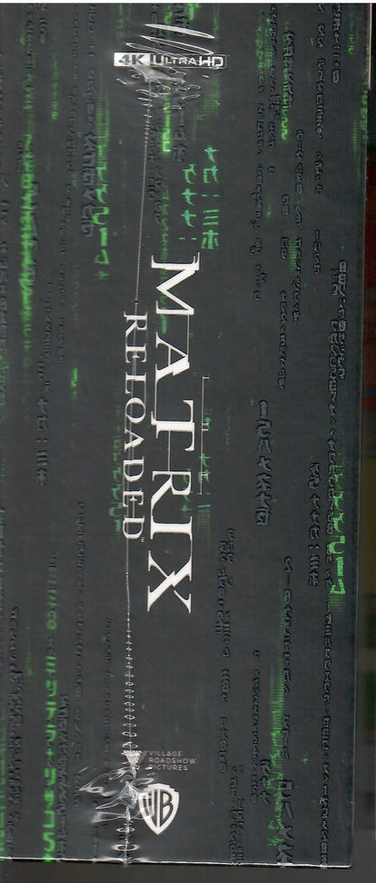 The Matrix: Reloaded 4K 1-Click SteelBook (ME#46)(Hong Kong)(EMPTY)(Slip Box)