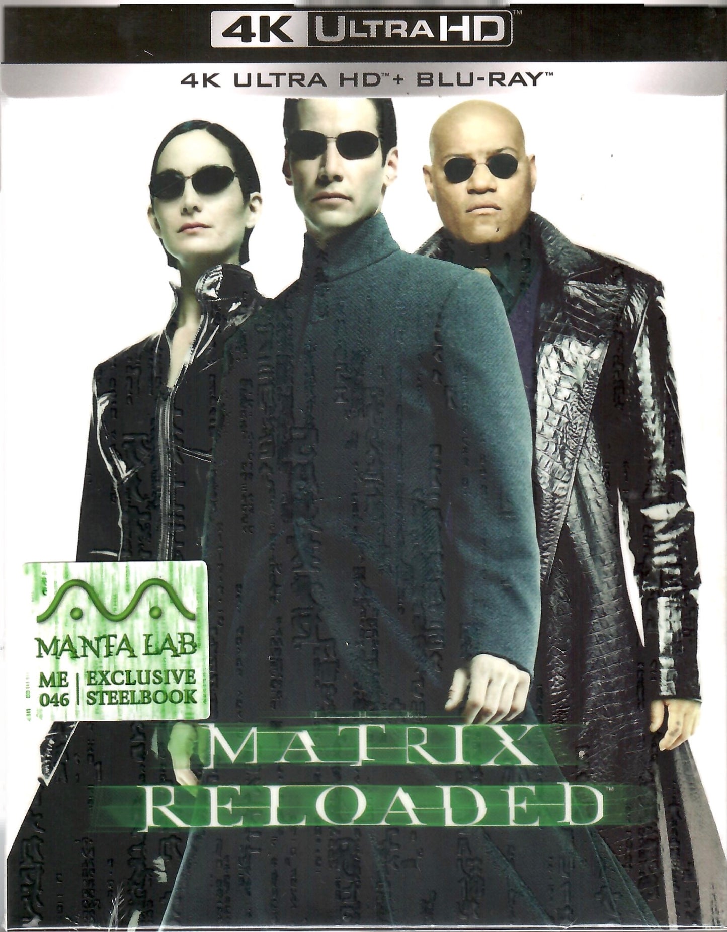 The Matrix Reloaded 4K 1-Click SteelBook (ME#46)(Hong Kong)