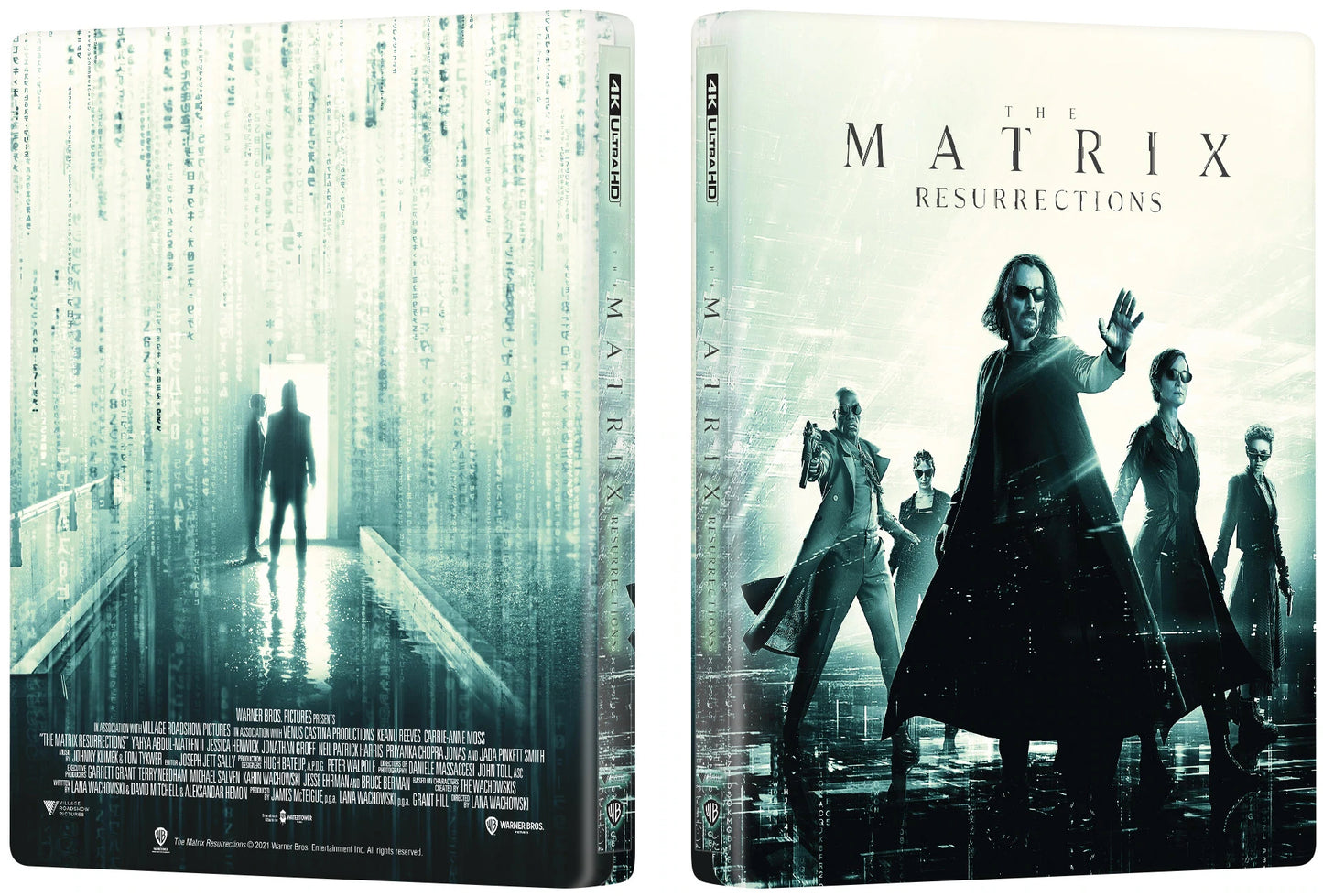 The Matrix Resurrections 4K 1-Click SteelBook + Cat Figurine (ME#48)(Hong Kong)