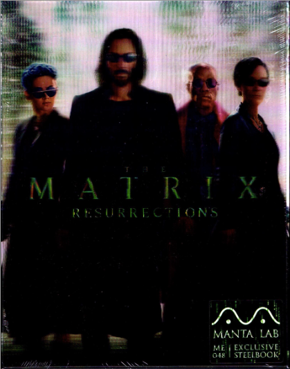The Matrix Resurrections 4K 1-Click SteelBook + Cat Figurine (ME#48)(Hong Kong)