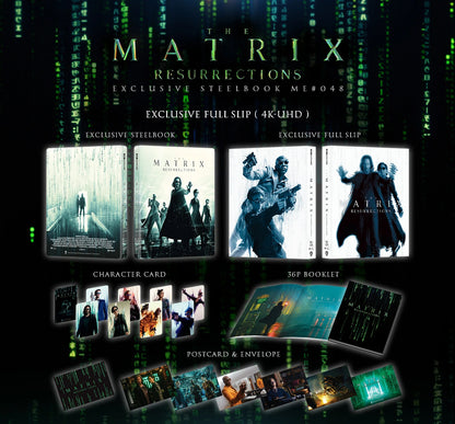 The Matrix Resurrections 4K 1-Click SteelBook + Cat Figurine (ME#48)(Hong Kong)