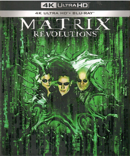 The Matrix: Revolutions 4K 1-Click SteelBook (ME#47)(Hong Kong)(EMPTY)(Slip Box)