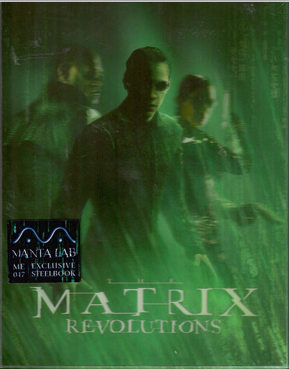 The Matrix Revolutions 4K Double Lenticular SteelBook (ME#47)(Hong Kong)