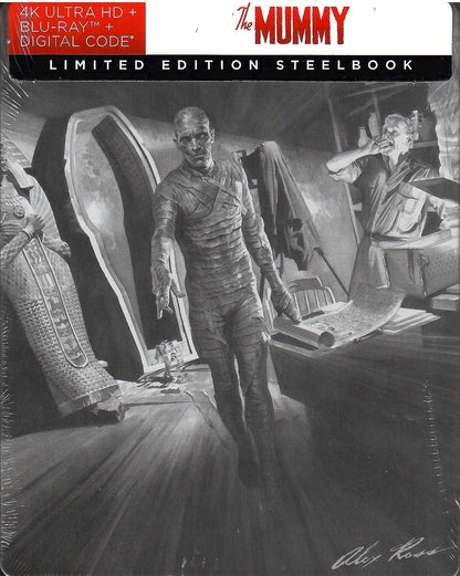 The Mummy 4K SteelBook w/ Alex Ross Artwork (1932)(Exclusive)