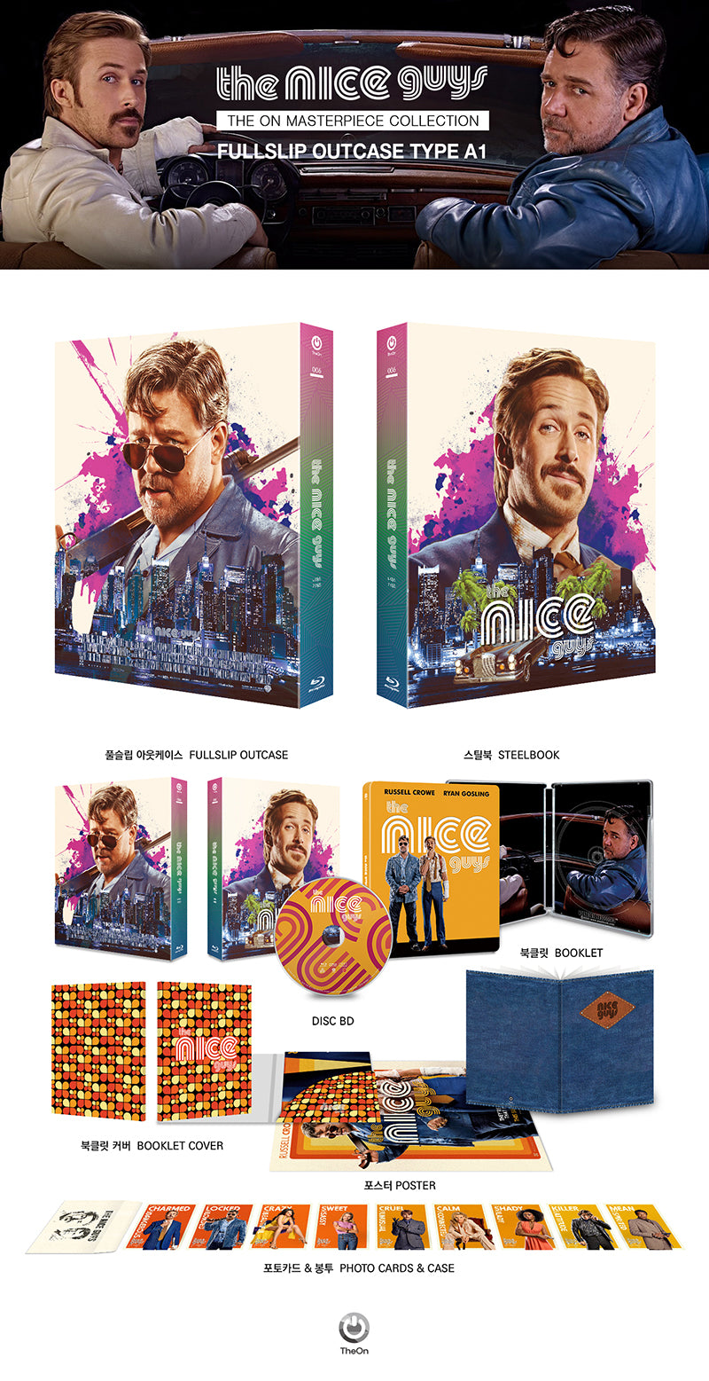 The Nice Guys Full Slip A1 SteelBook (KE#75)(Korea)