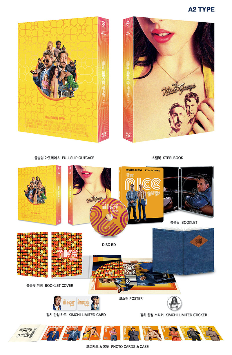 The Nice Guys Full Slip A2 SteelBook (KE#75)(Korea)