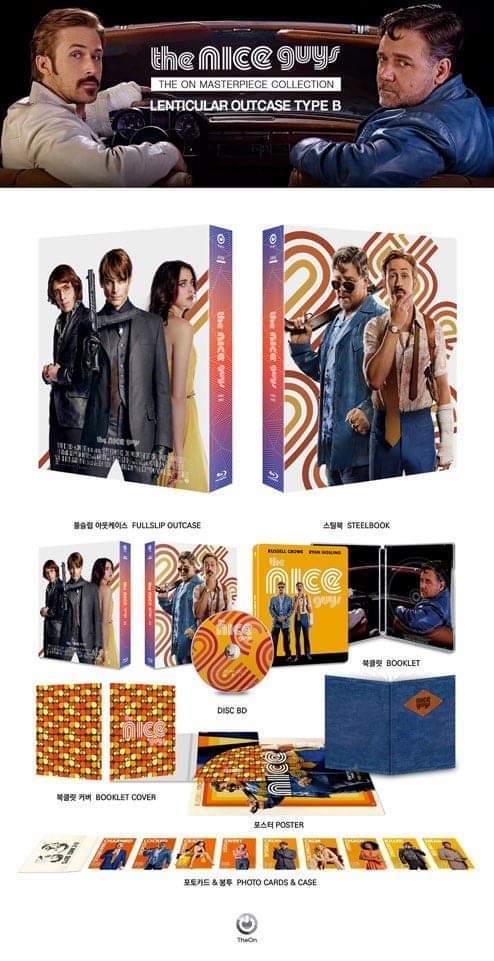 The Nice Guys Lenticular SteelBook (KE#75)(Korea)