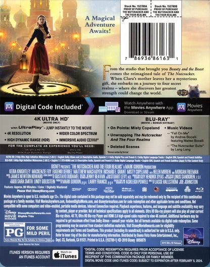 The Nutcracker and the Four Realms 4K SteelBook (Exclusive)