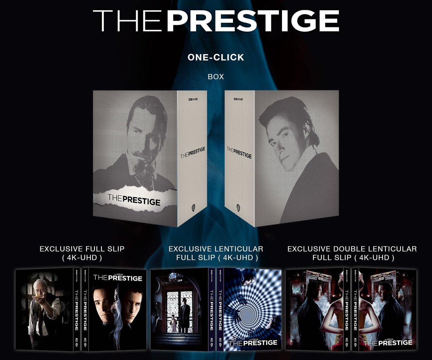 The Prestige 4K 1-Click SteelBook (ME#35)(Hong Kong)(EMPTY)(Slip Box)