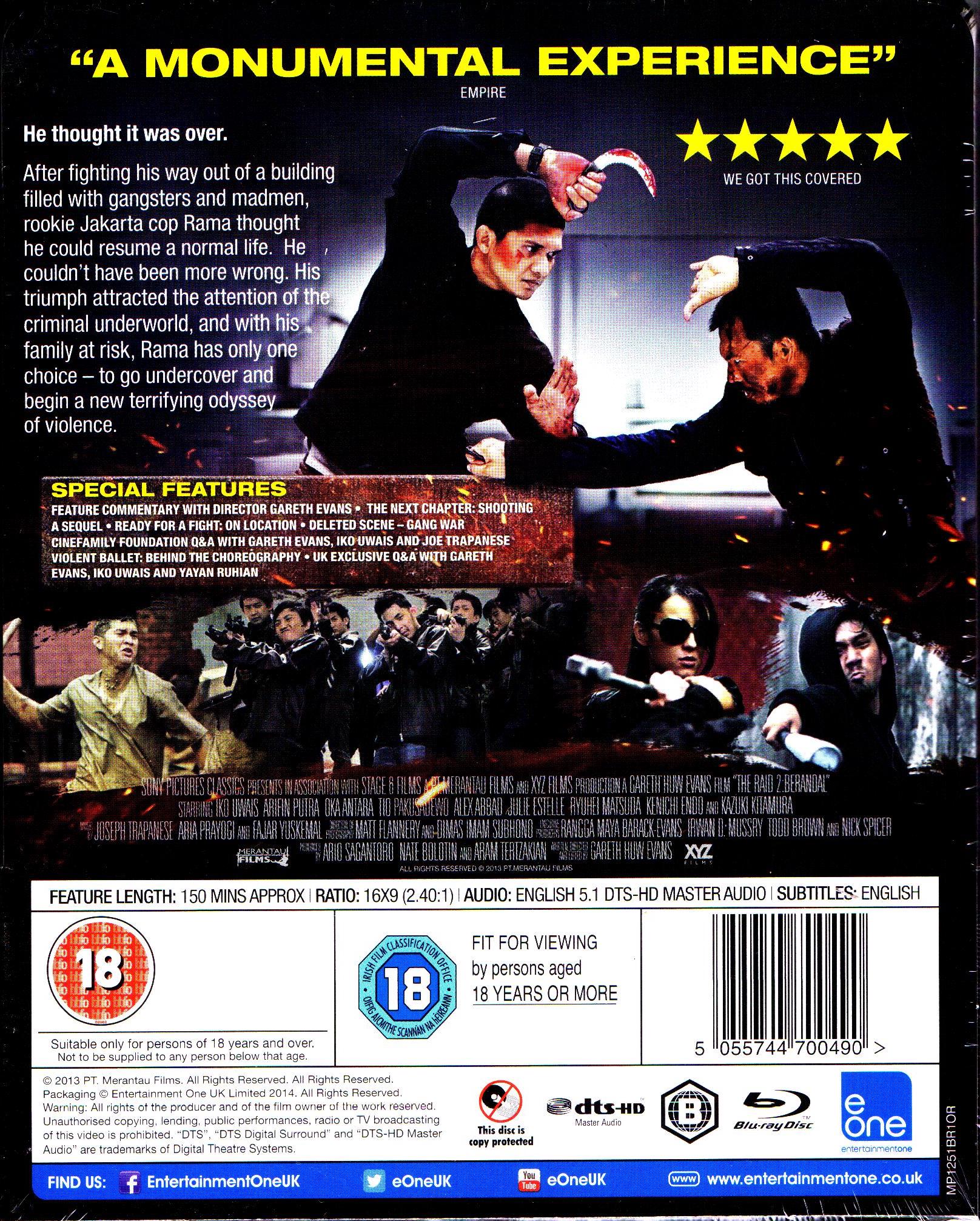 The Raid II Berandal SteelBook (UK) - Main Image