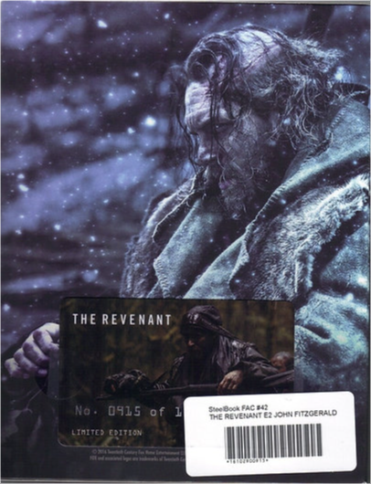 The Revenant Full Slip E2 John Fitzgerald SteelBook + Lenticular Magnet (FAC#42)(Czech)