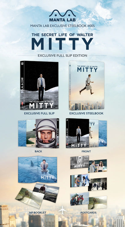 The Secret Life of Walter Mitty Full Slip SteelBook (ME#05)(Hong Kong)