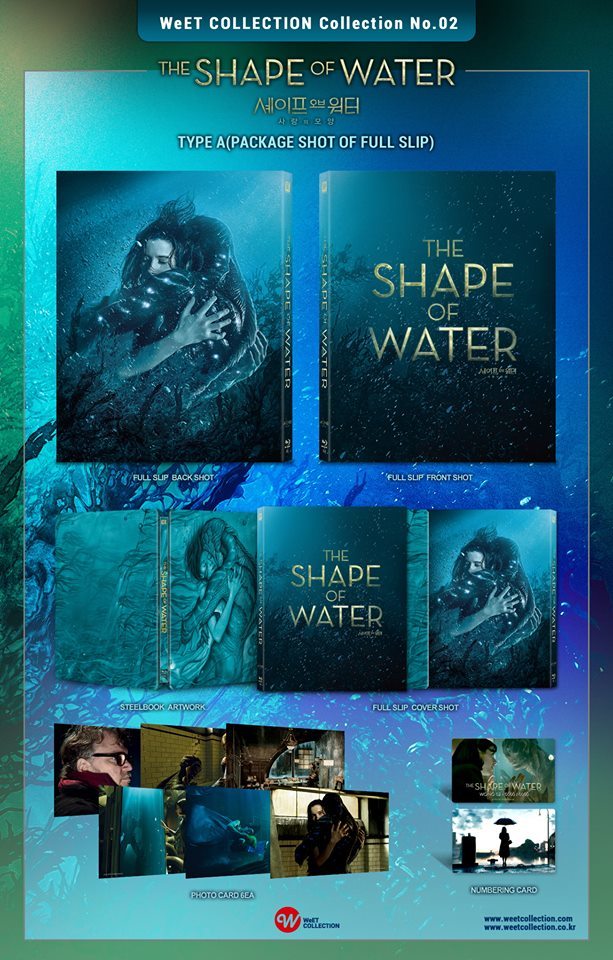 The Shape of Water Full Slip SteelBook (WCE#02)(Korea)