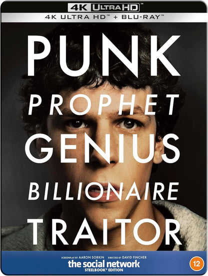 The Social Network 4K SteelBook (UK)