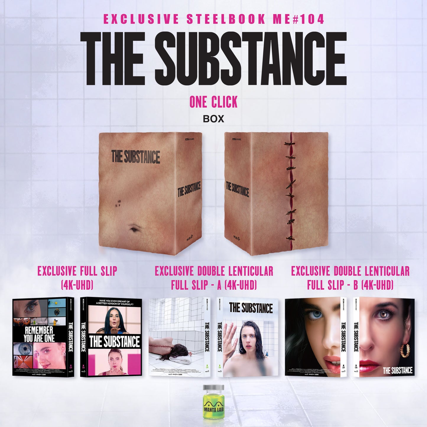 [Pre-Order] The Substance 4K 1-Click SteelBook (ME#104)(Hong Kong)