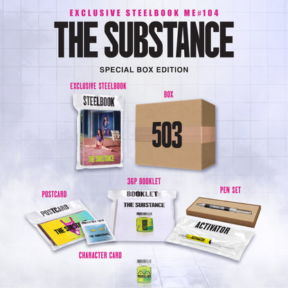 [Pre-Order] The Substance 4K Special Box SteelBook (ME#104)(Hong Kong)