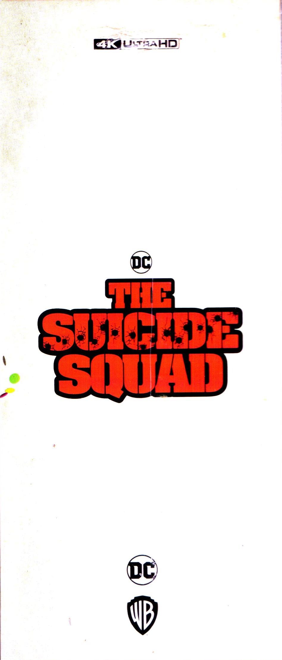 The Suicide Squad 4K 1-Click SteelBook (2021)(ME#51)(Hong Kong)(EMPTY)(Slip Box)