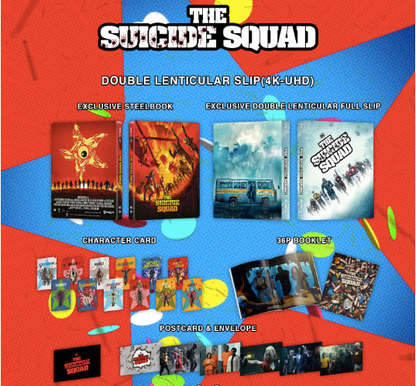 The Suicide Squad 4K Double Lenticular SteelBook (2021)(ME#51)(Hong Kong)