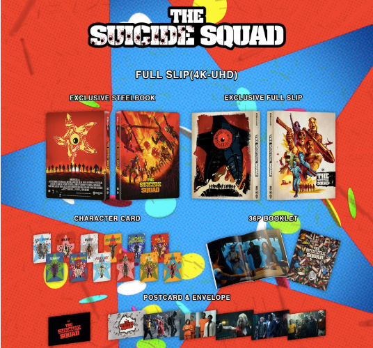 The Suicide Squad 4K Full Slip SteelBook (2021)(ME#51)(Hong Kong)