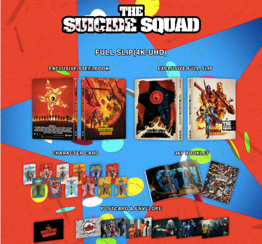 The Suicide Squad 4K 1-Click SteelBook (2021)(ME#51)(Hong Kong)