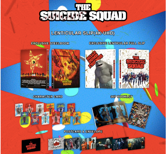 The Suicide Squad 4K Lenticular SteelBook (2021)(ME#51)(Hong Kong)