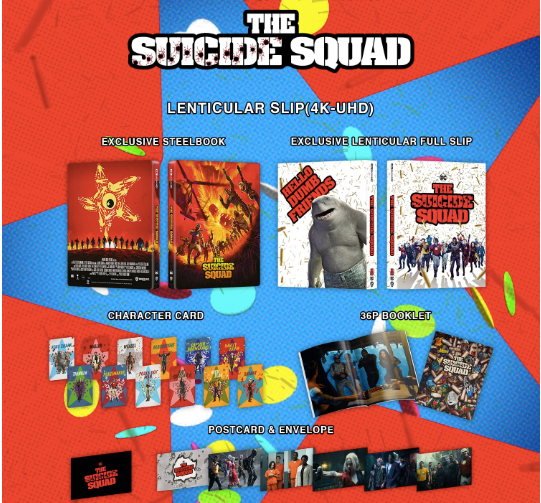 The Suicide Squad 4K 1-Click SteelBook (2021)(ME#51)(Hong Kong)