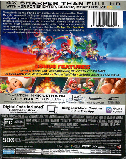 Super Mario Bros. Movie 4K SteelBook (Exclusive)