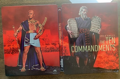 The Ten Commandments 4K SteelBook: 65th Anniversary Edition