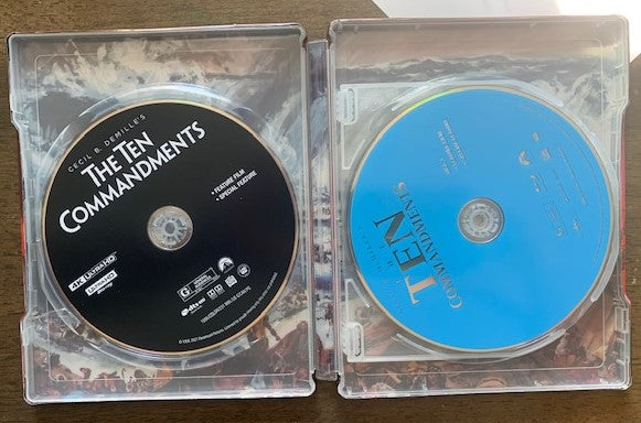 The Ten Commandments 4K SteelBook: 65th Anniversary Edition