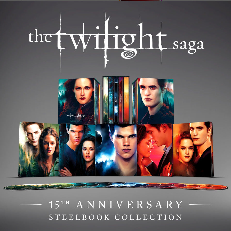 Twilight: The Complete purchases Saga Steelbook (BLU-RAY)