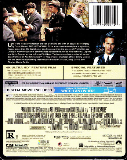 The Untouchables 4K SteelBook