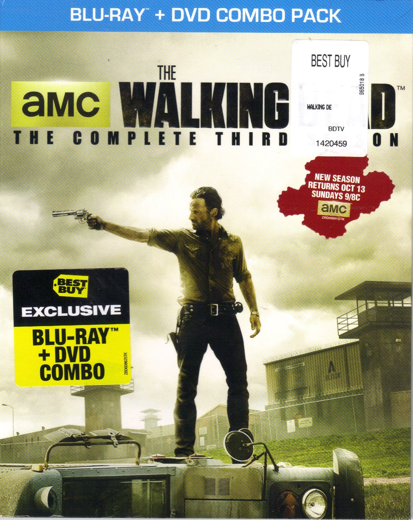 The Walking Dead: Season 3 (BD/DVD)(Exclusive Slip)