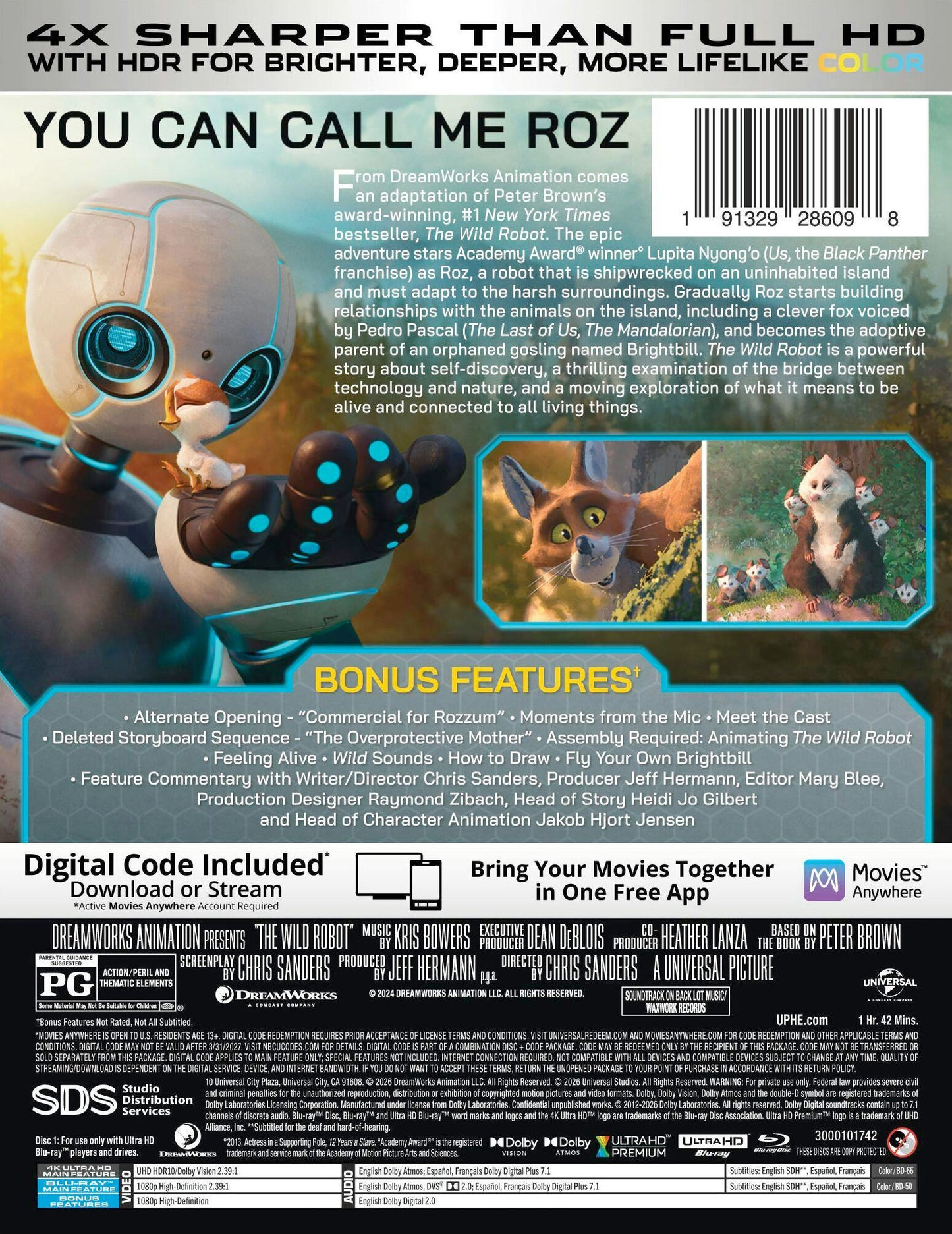 The Wild Robot 4K SteelBook