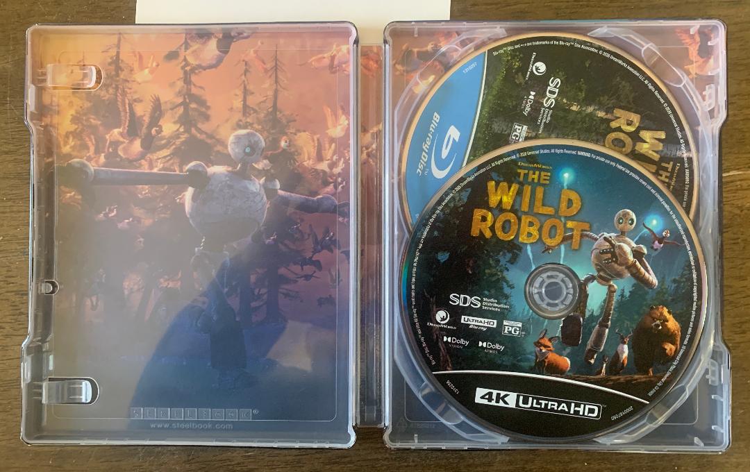 The Wild Robot 4K SteelBook