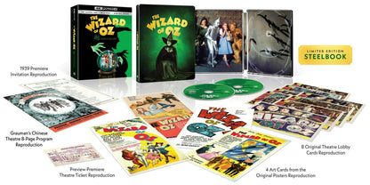 The Wizard of Oz 4K Full Slip SteelBook: Theatre Edition