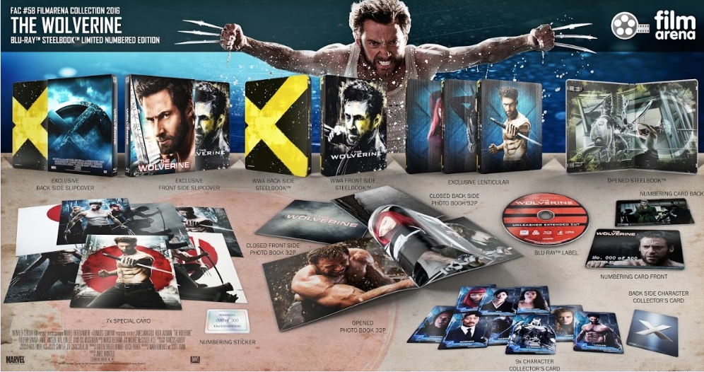 The Wolverine Full Slip SteelBook + Lenticular Magnet (2013)(FAC#58)(Czech)