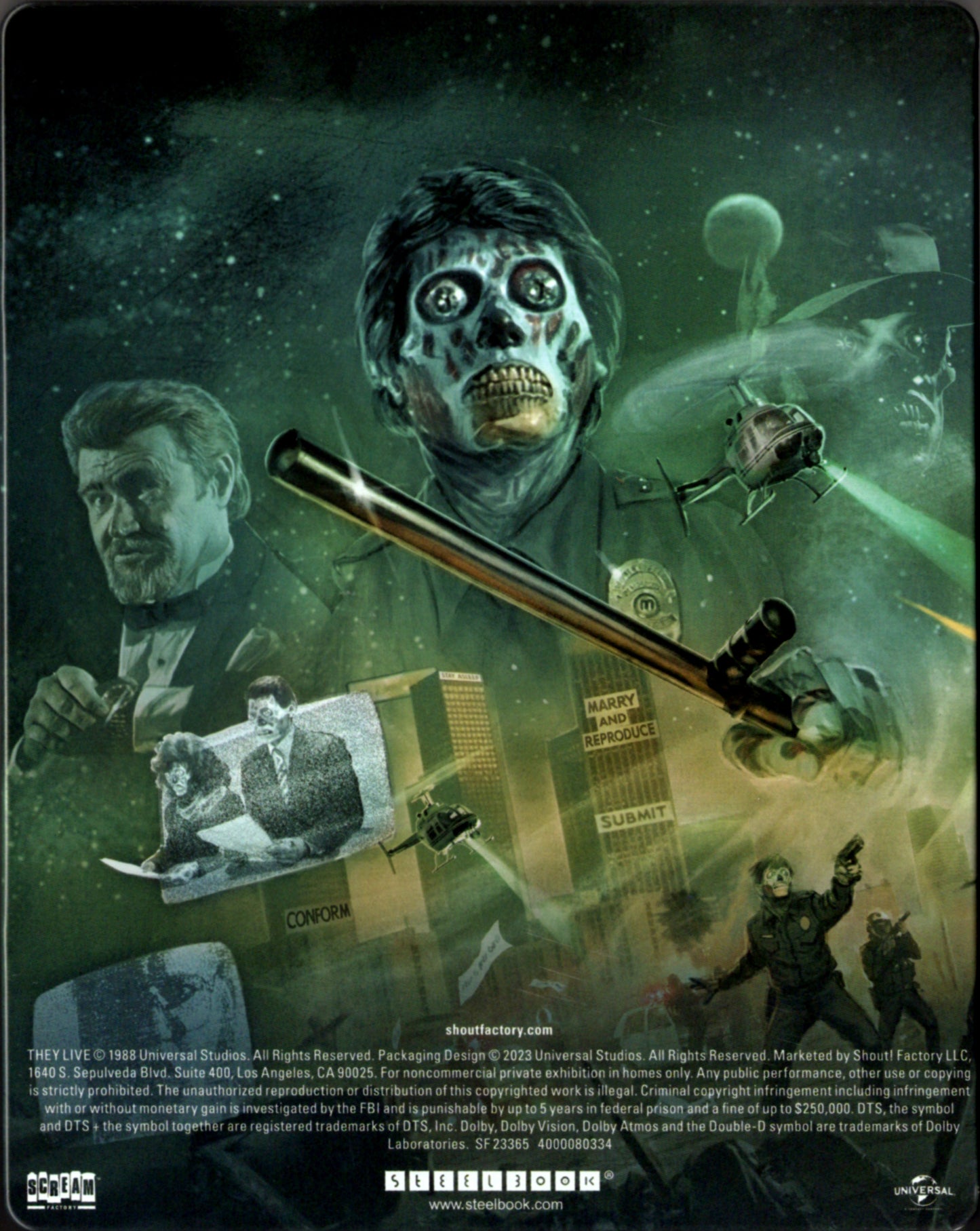 They Live 4K SteelBook (1988)