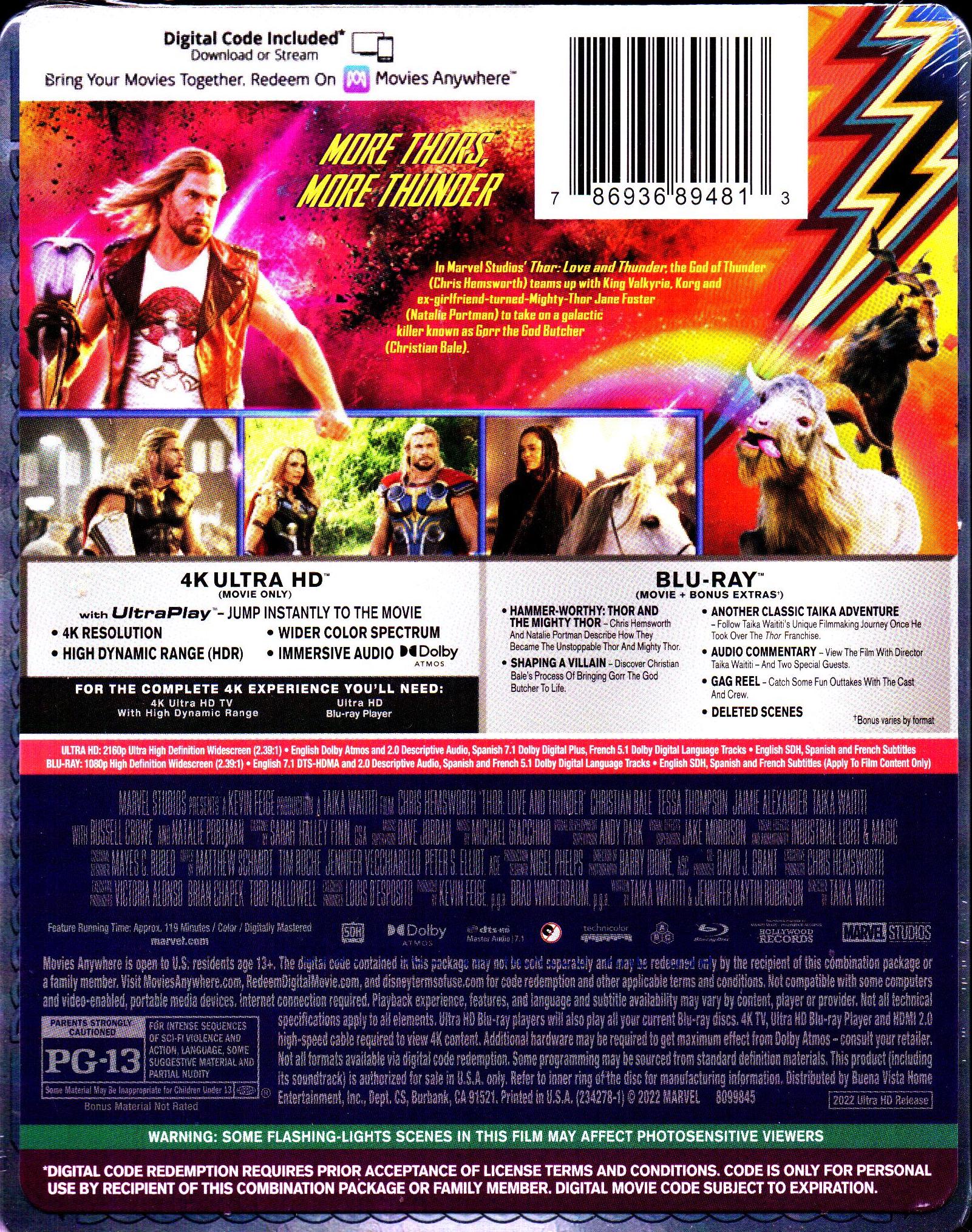 Thor Limited Triple Feature online Steelbook Set Best Buy Exclusive 4K Bluray SOLD OUT!