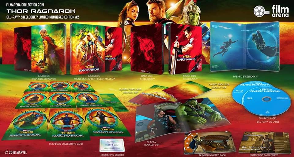 Thor: Ragnarok 3D 1-Click SteelBook (FAC#112)(Czech)