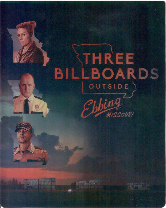 Three Billboards Outside Ebbing Missouri Lenticular Magnet For SteelBook (FAC#100)(Czech)