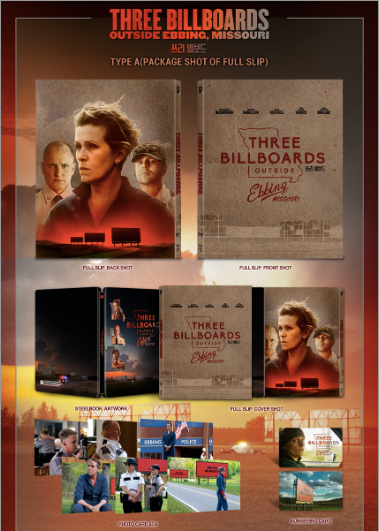 Three Billboards Outside Ebbing, Missouri Full Slip SteelBook (WC#03)(Korea)