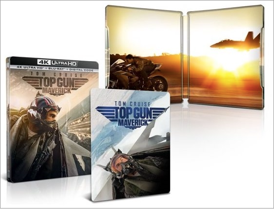 Top Gun: Maverick 4K SteelBook w/ Lenticular Magnet + Poster (Exclusive)