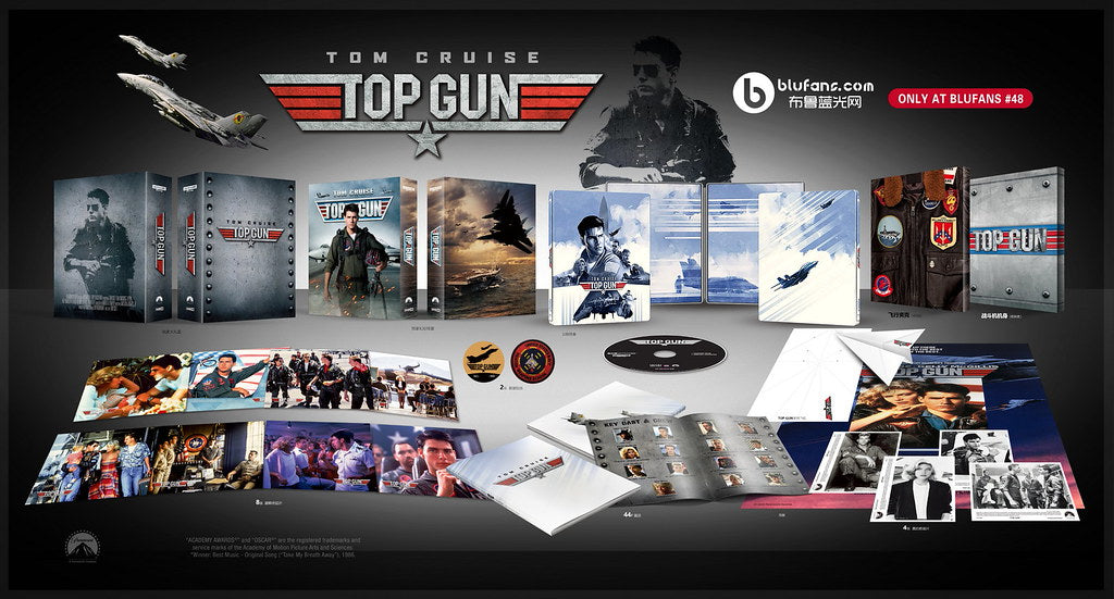 Top Gun 4K XL Full Slip SteelBook (1986)(Blufans OAB#48)(China)