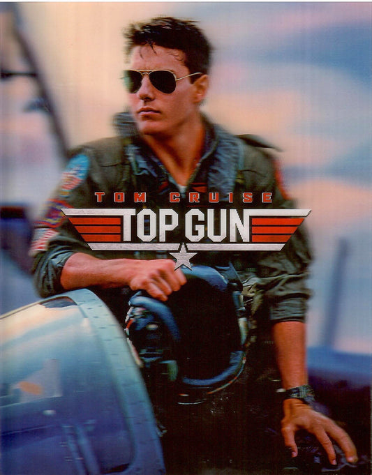 Top Gun Lenticular Sticker For SteelBook (1986)(FAC#156)(Czech)