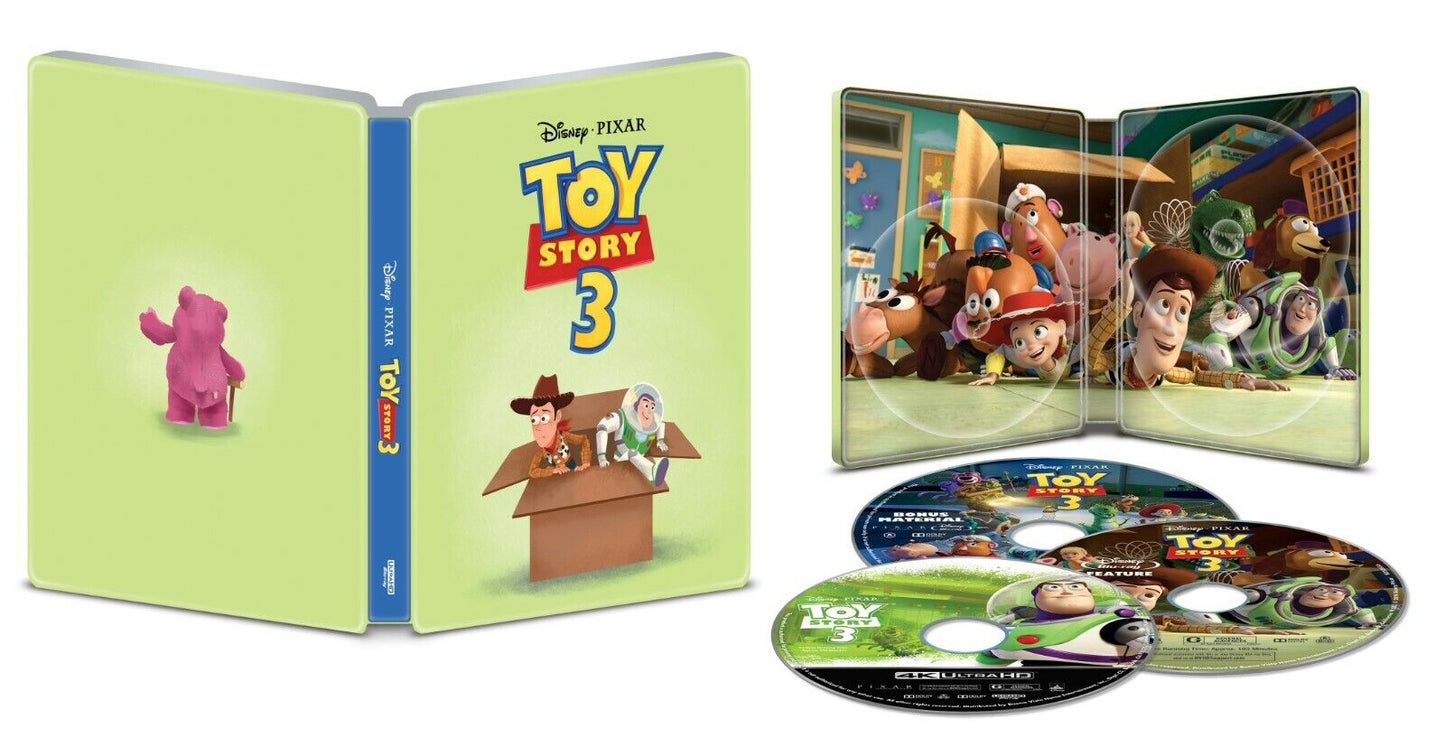 Toy Story 3 4K SteelBook (2010)(Exclusive)