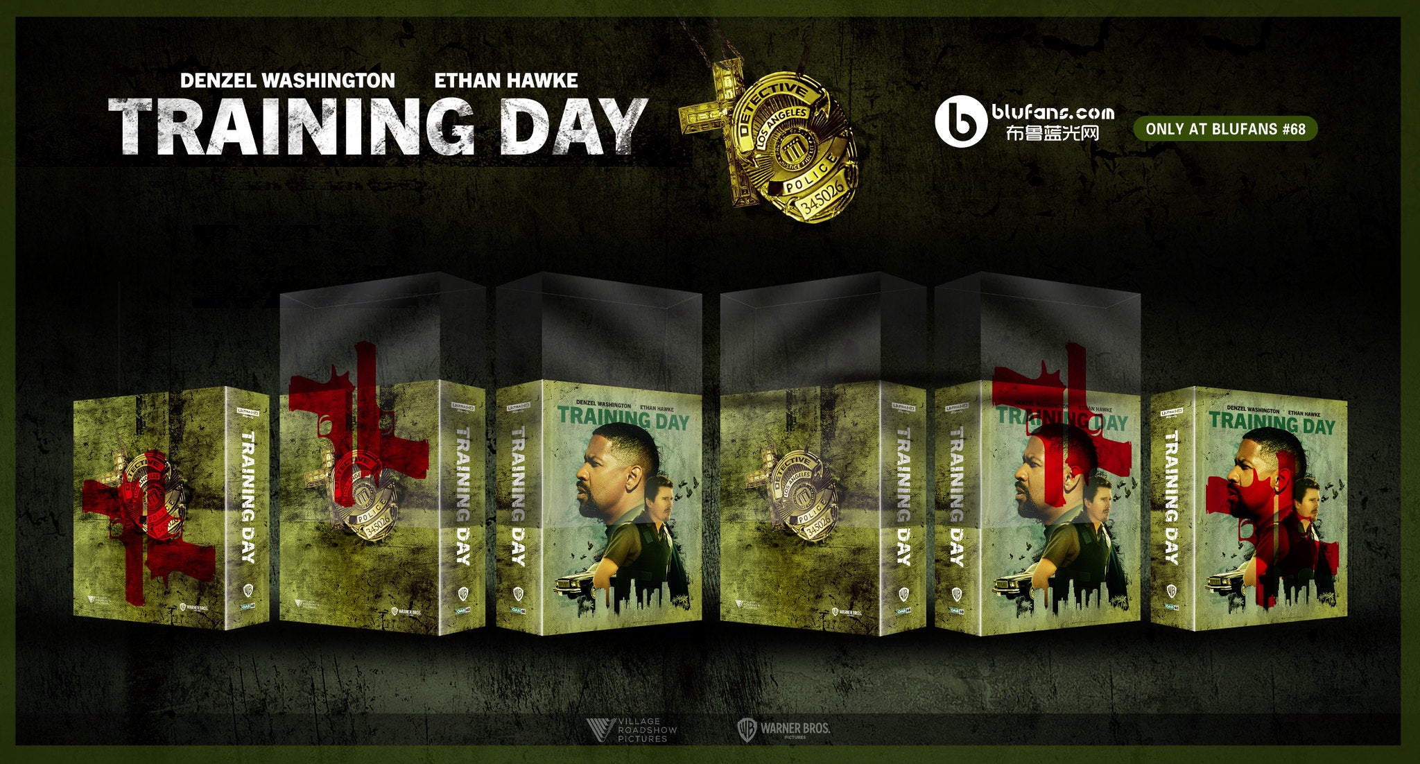 Training Day 4K STEELBOOK (4K+Blu-ray-No on sale Digital) Discs Unused-Free Box Shipping